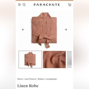 Parachute Linen Robe L